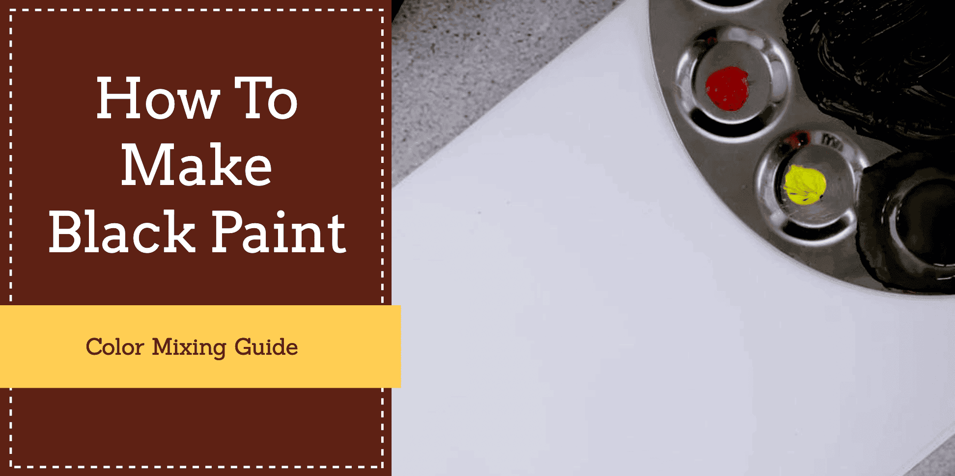 How to make black paint