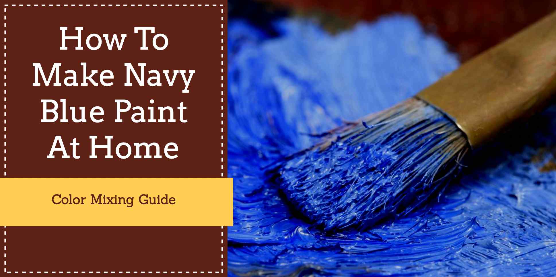 make navy blue at home