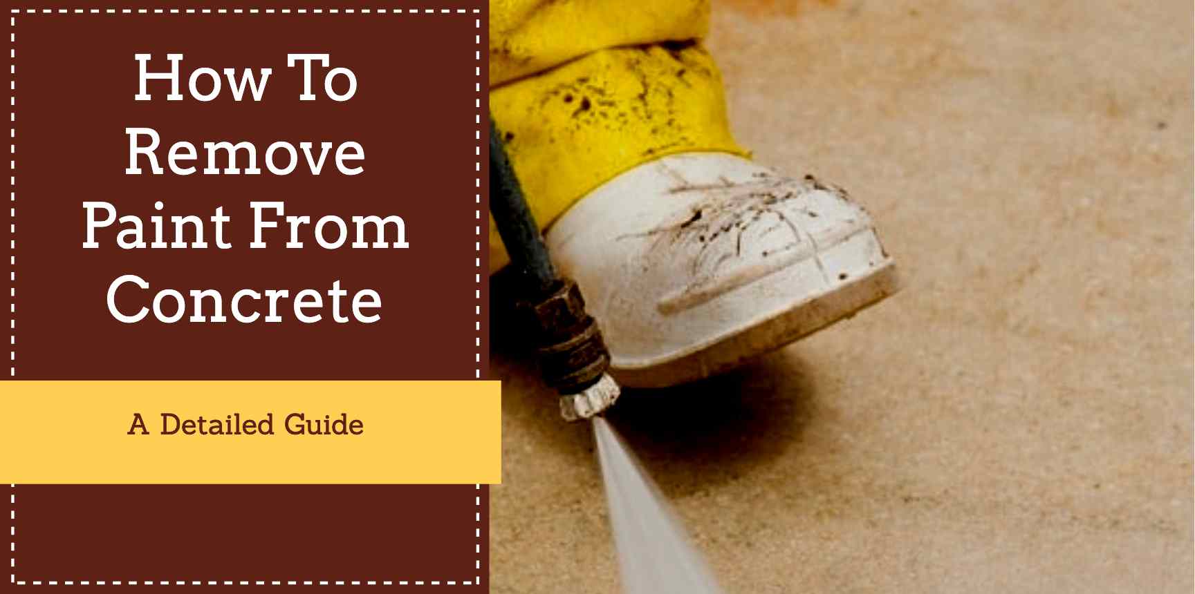 How To Remove Paint From concrete
