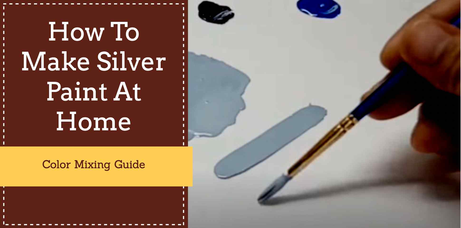 make silver paint at home